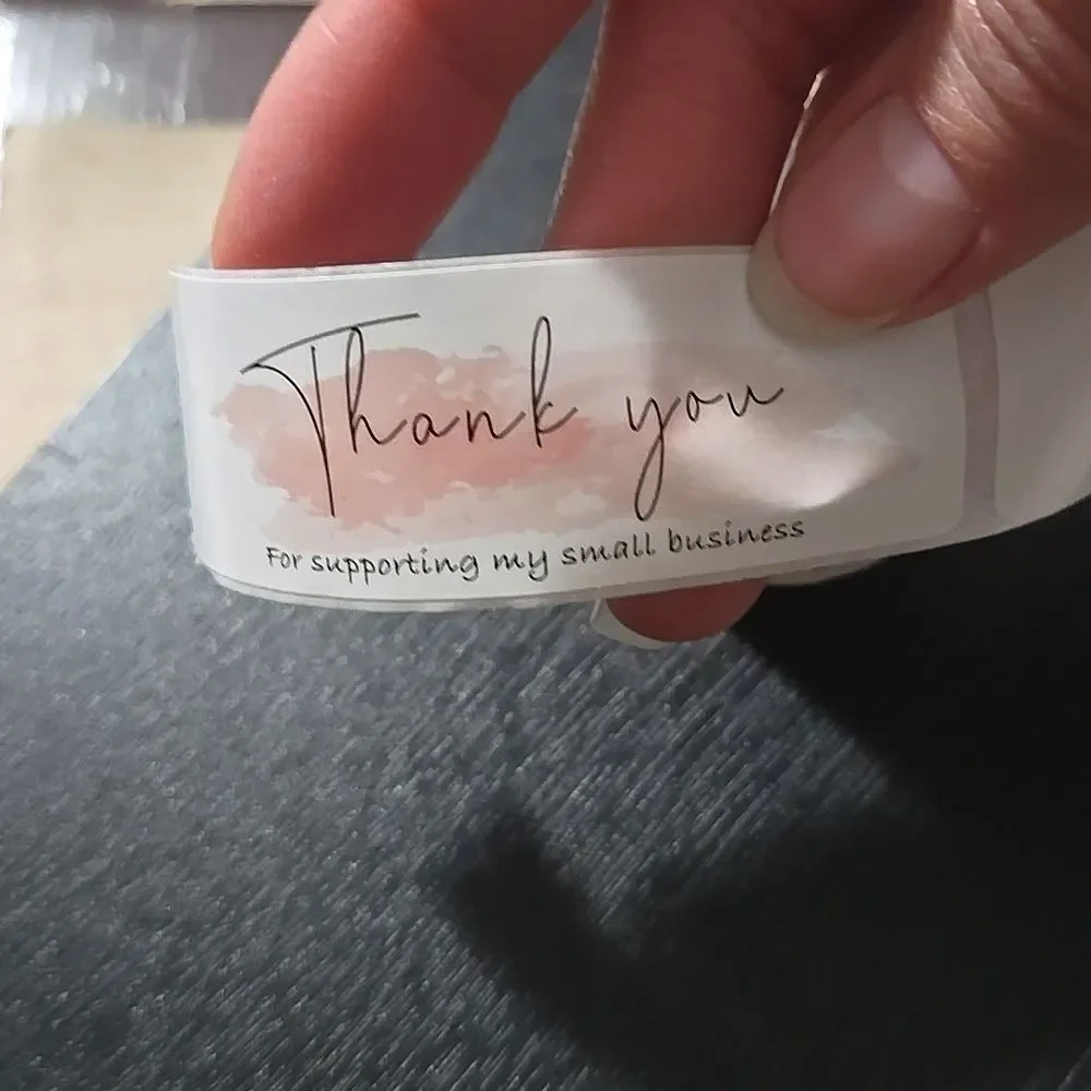 Thank You Stickers for Small Business 10 Indivdual